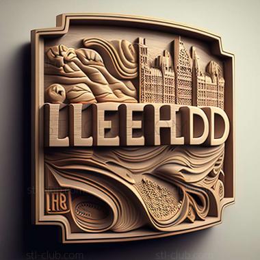 3D model Leeds in the United Kingdom (STL)